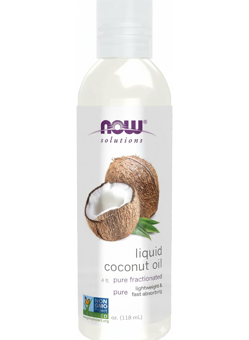 Now Solutions Coconut Oil (118ml) 4 Fl oz